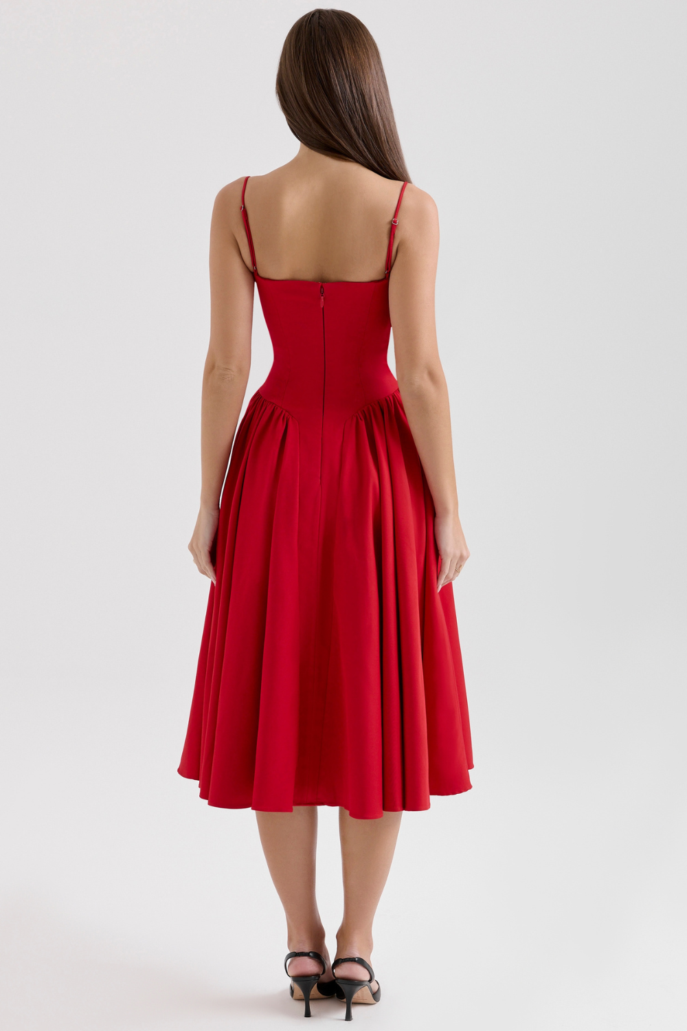 Sukienka Celine z gorsetem midi