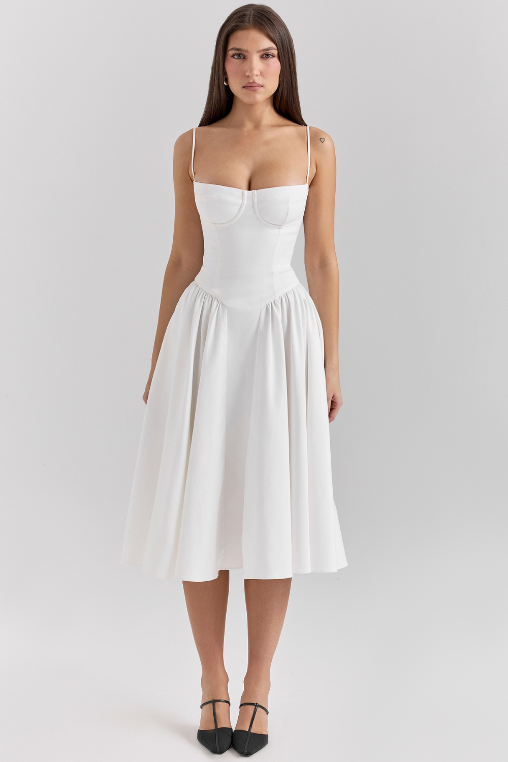 Sukienka Celine z gorsetem midi