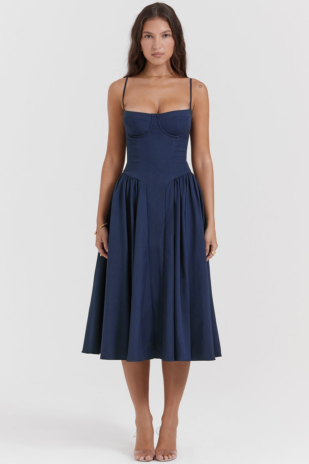 Sukienka Celine z gorsetem midi