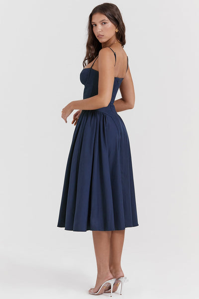 Sukienka Celine z gorsetem midi