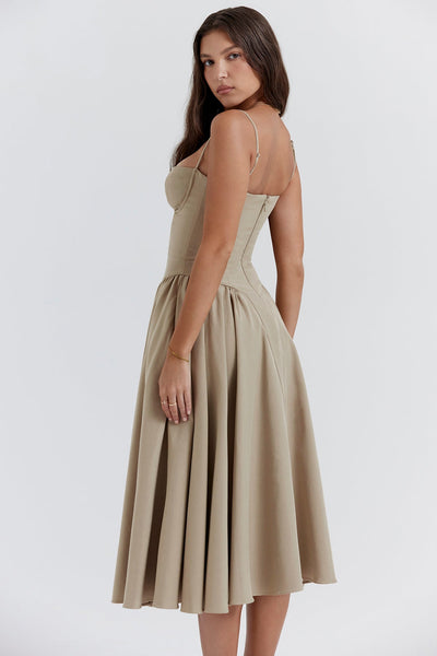 Sukienka Celine z gorsetem midi