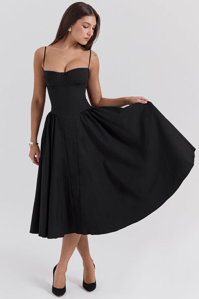 Sukienka Celine z gorsetem midi