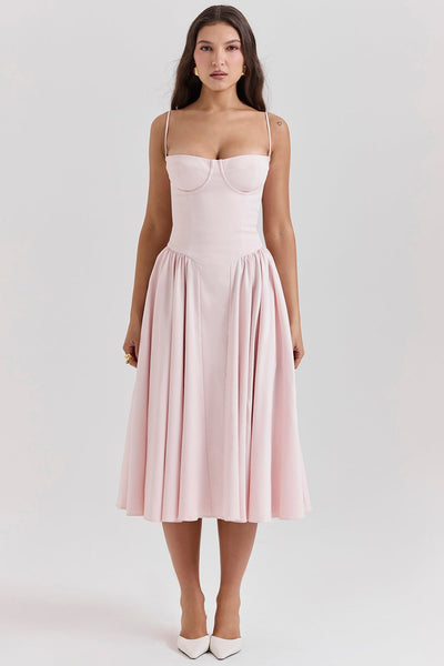 Sukienka Celine z gorsetem midi