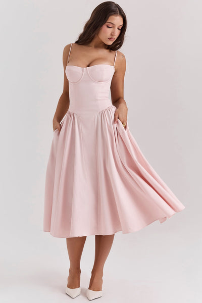 Sukienka Celine z gorsetem midi