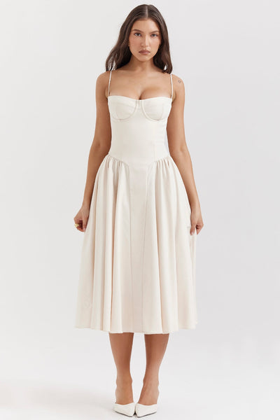 Sukienka Celine z gorsetem midi