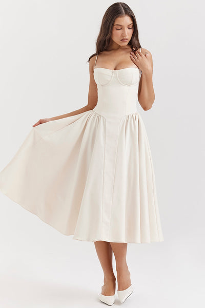Sukienka Celine z gorsetem midi